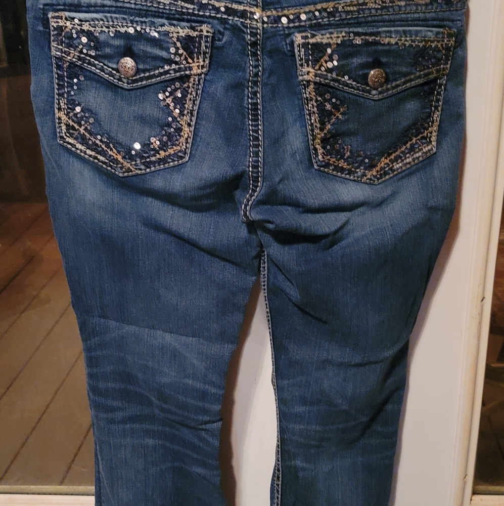 Silver jeans